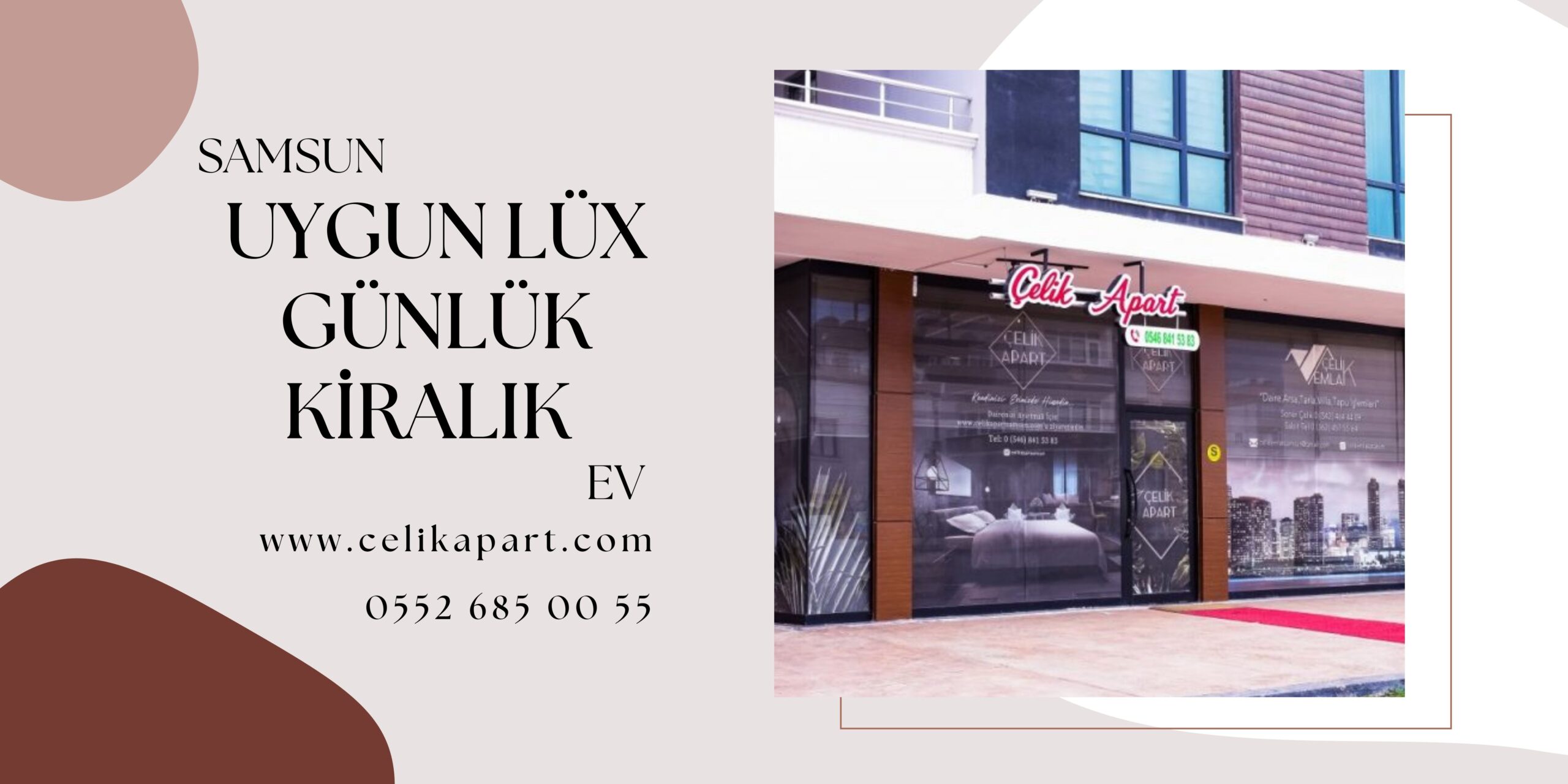 Samsun Uygun Lüx Günlük Kiralık Ev